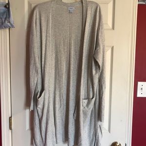 Heather Gray Duster with Pockets